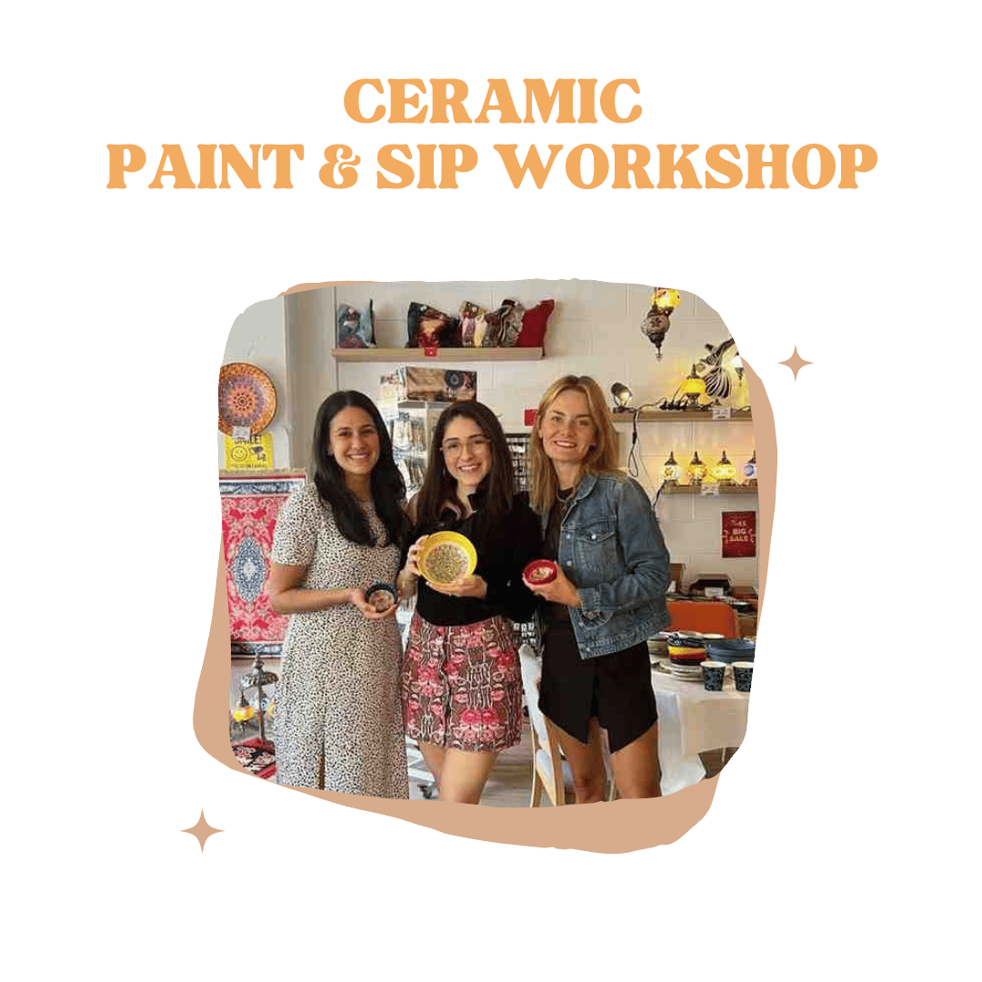 Ceramic Paint And Sip Workshop, Brisbane