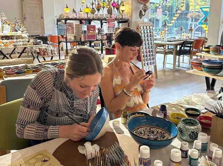 Ceramic Paint And Sip Workshop, Brisbane